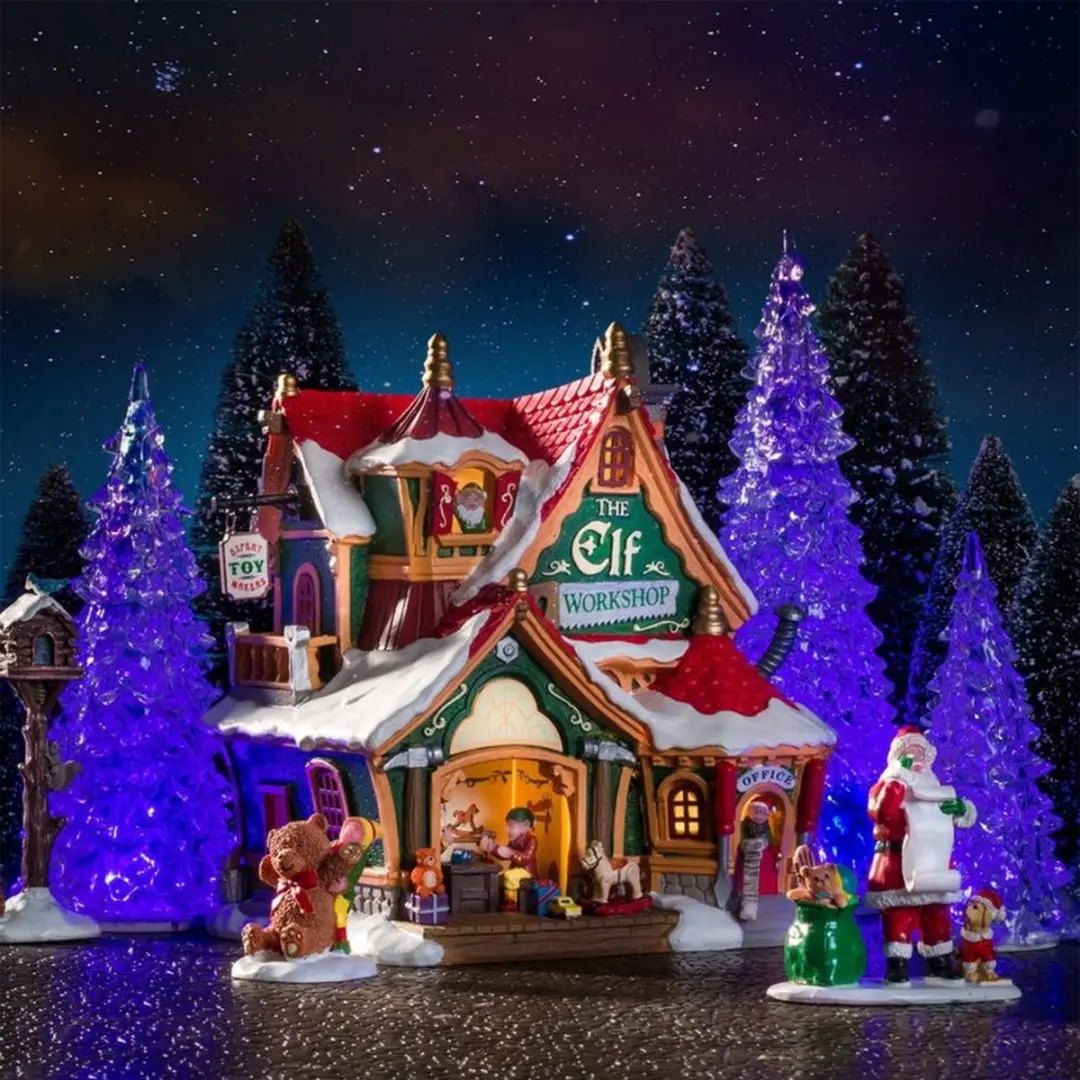 Lemax Crystal Lighted Tree - 3 Kleurenwissel - Groot
