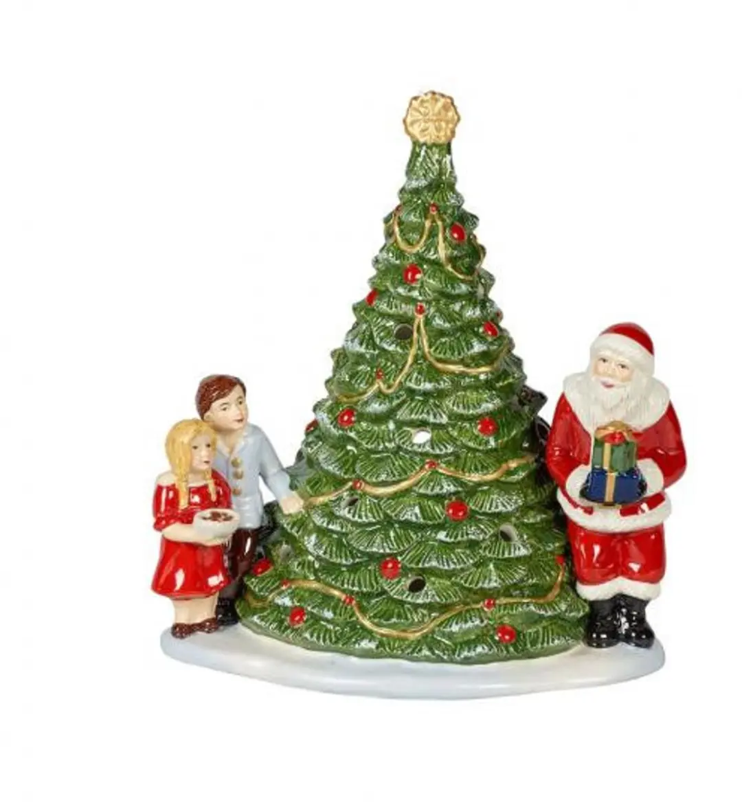 Dekofigur Santa am Baum Christmas Toys