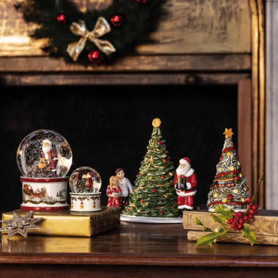 Villeroy & Boch Santa am Baum Kerstdecoratie - 20cm - Gekleurd - afbeelding 2 van 6