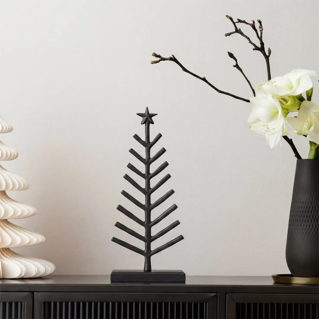 Villeroy & Boch Baum Christmas Chic Kerstversiering 30cm - Zwart - afbeelding 2 van 2