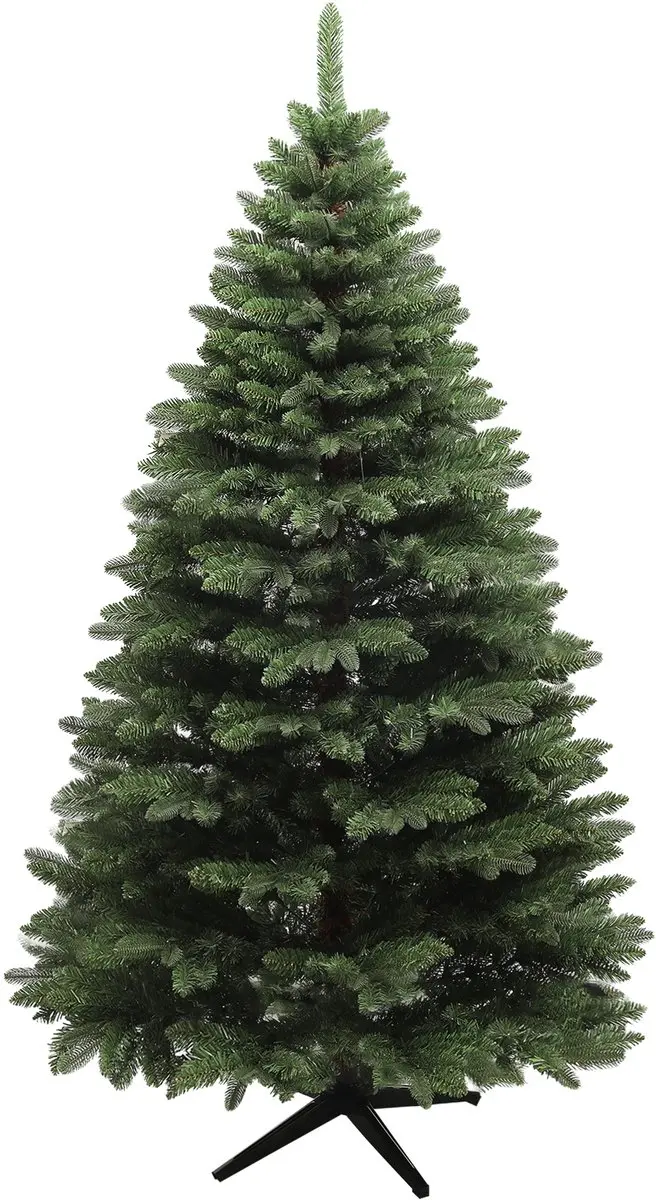 HOMCOM-Weihnachtsbaum-Kunststoff, Stahl-Ø120 x 180H cm-Grün