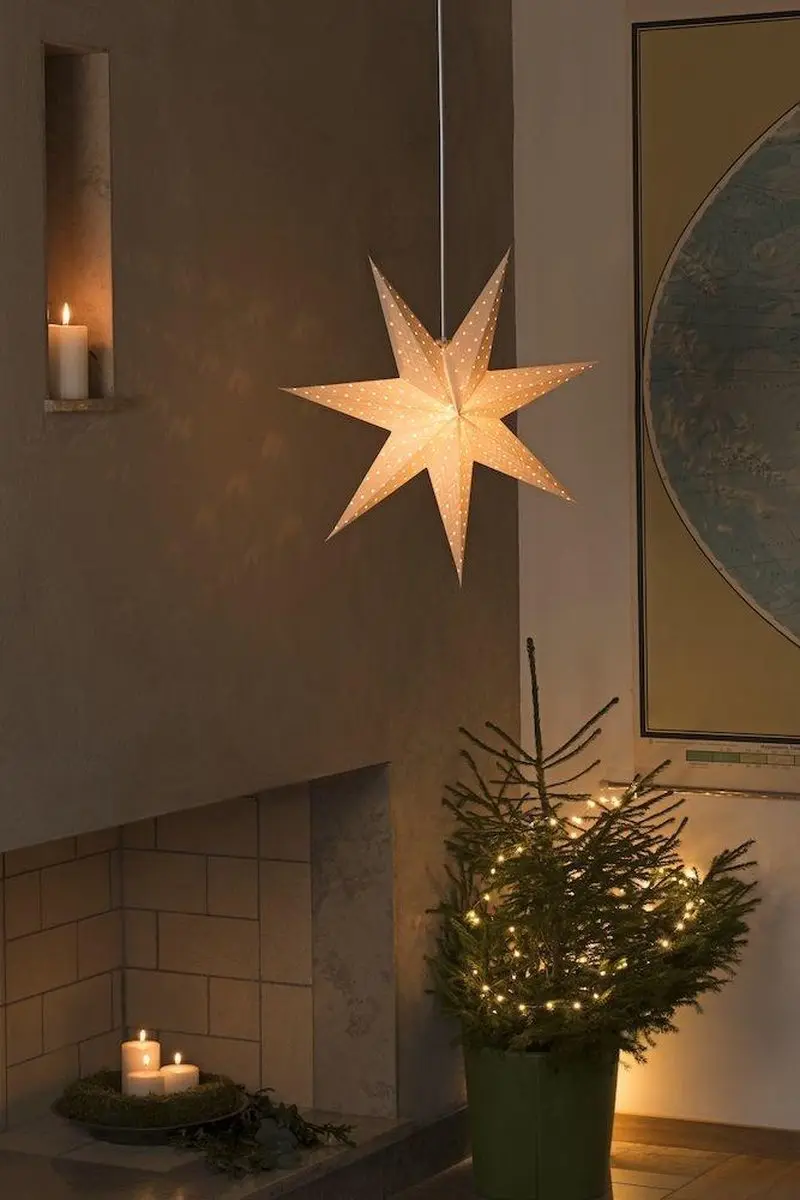 Konstsmide 2910-200 Kerstster LED - Wit - Met schakelaar