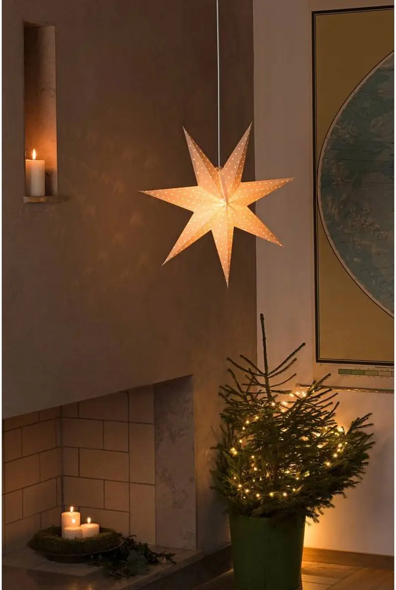 Konstsmide 2910-200 Kerstster LED - Wit - Met schakelaar
