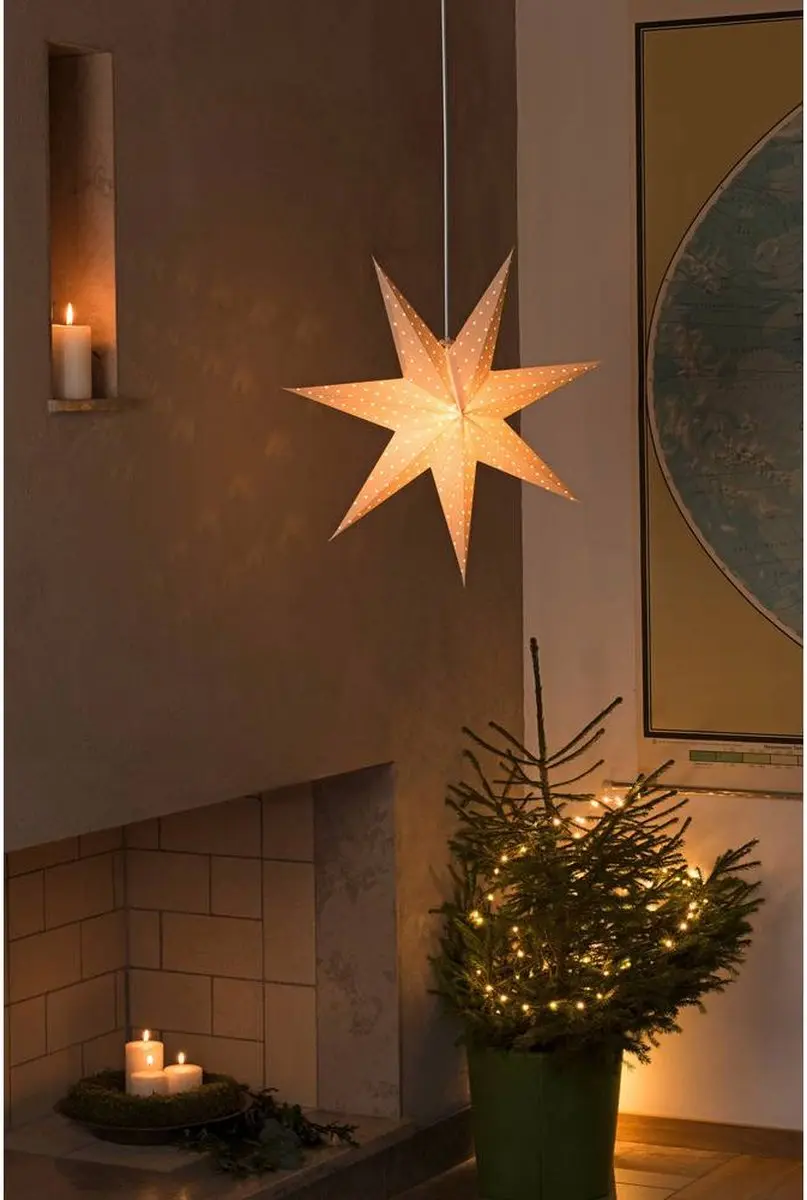 Konstsmide 2910-200 Kerstster LED - Wit - Met schakelaar