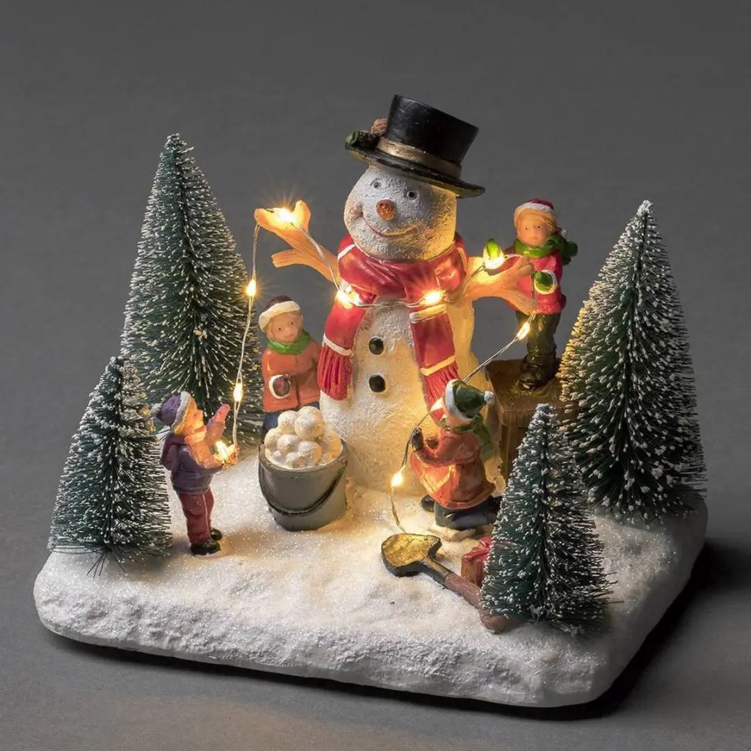 Konstsmide Kerstverlichting Sneeuwman 16,5 Cm Polyresin Wit