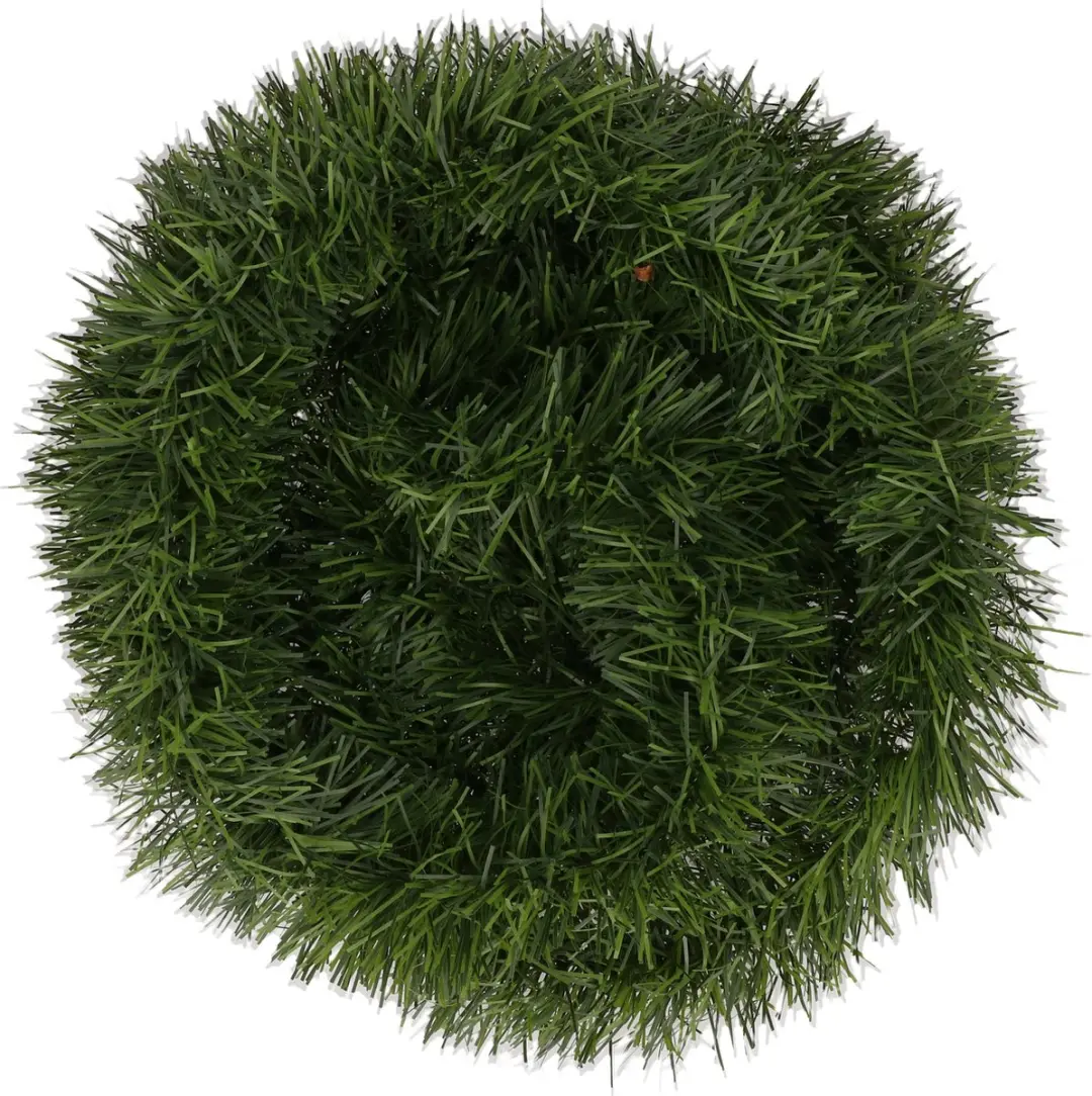 Decoris Kerstslinger Glanzend Lametta 270cm - Groen