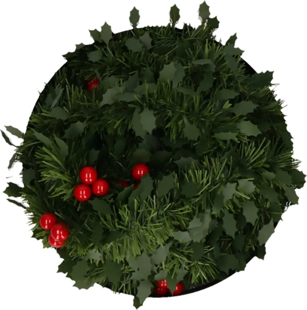 Decoris Lametta Guirl Blad 10x270cm Groen - afbeelding 4 van 6