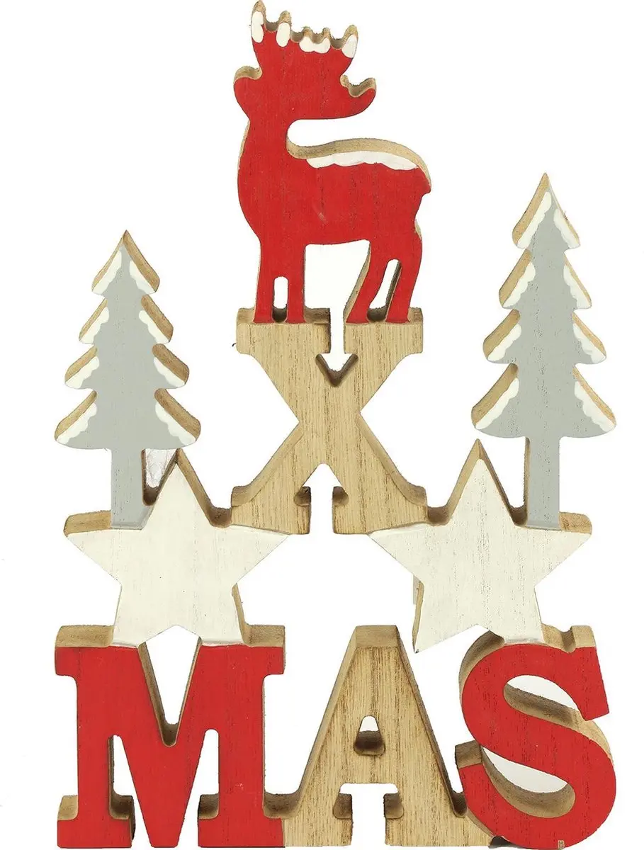 Countryfield Ornament Bardo L veelkleurig Merry X mas