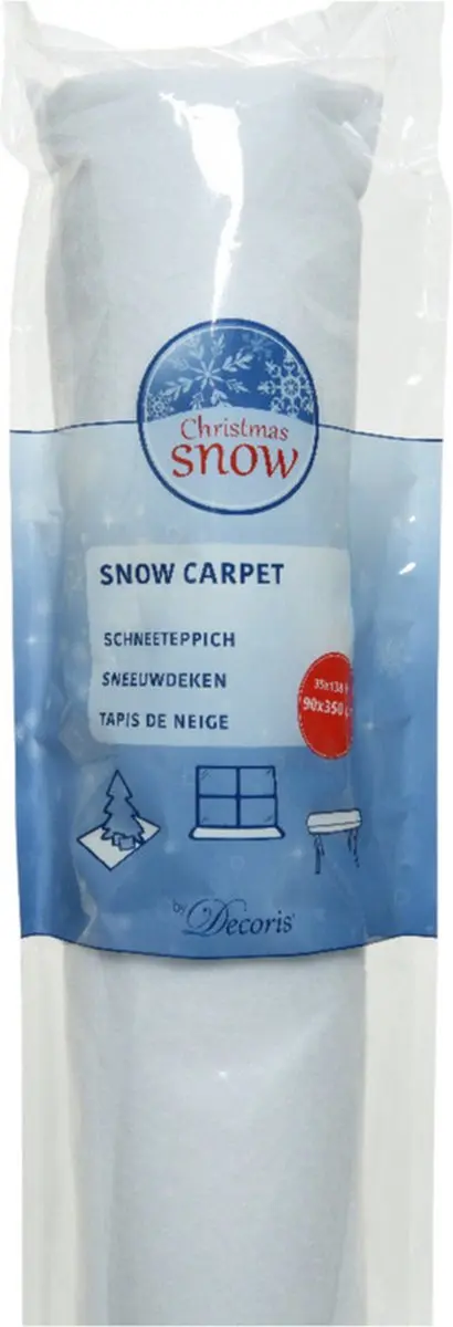 Sneeuwdeken/sneeuwtapijt op rol 350 x 90 x 0,2 cm