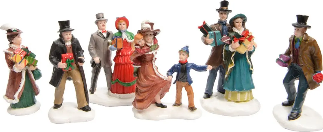 Kerstdorp Figuren Winkelen