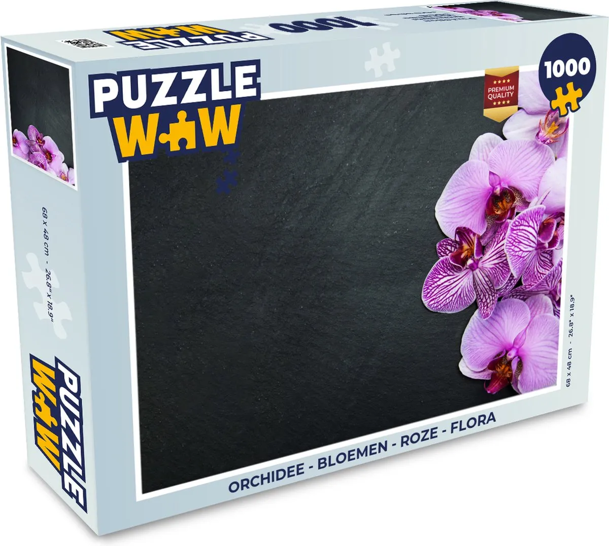 PuzzleWow Orchidee Legpuzzel 1000 Stuks - Multicolor
