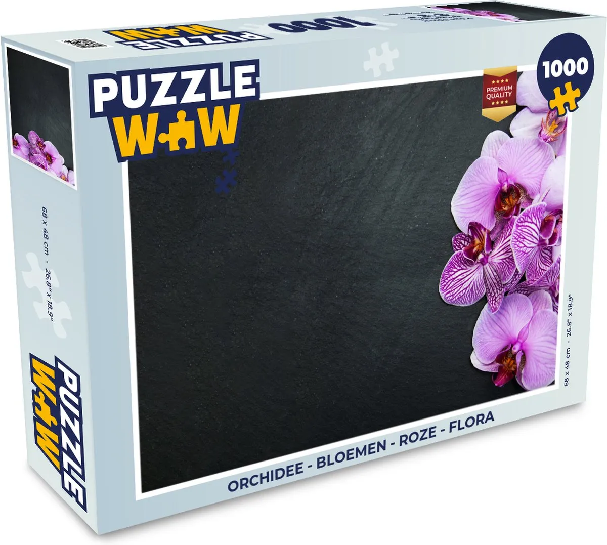 PuzzleWow Orchidee Legpuzzel 1000 Stuks - Multicolor