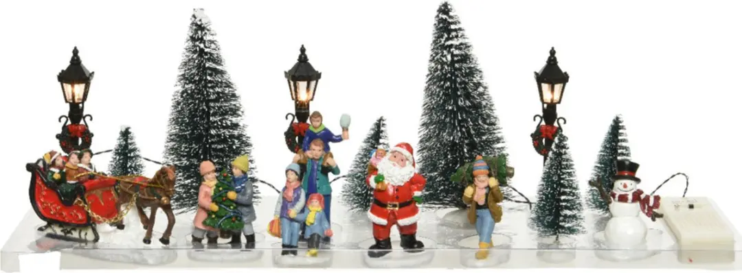 Lumineo kerstdorp figuurtjes