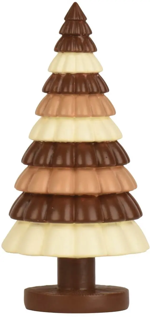Kaemingk decoratie kerstboom chocoladelook 24,5 cm polyresin