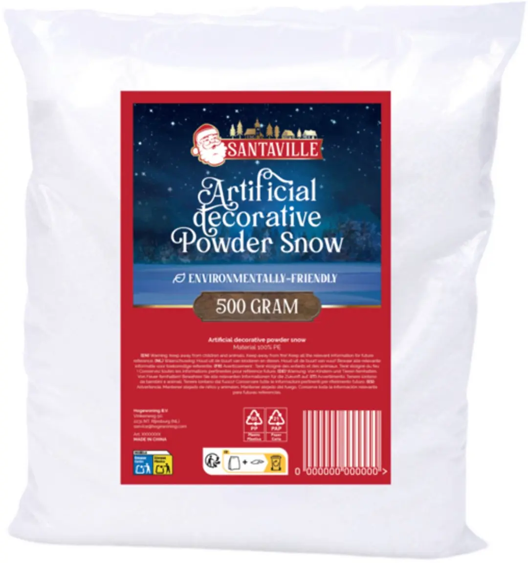 Artificial Snow 500g In Bag