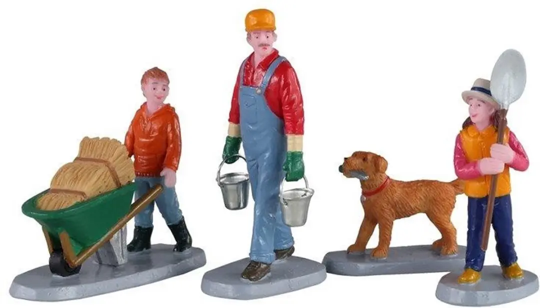 Lemax Morning Chores Set