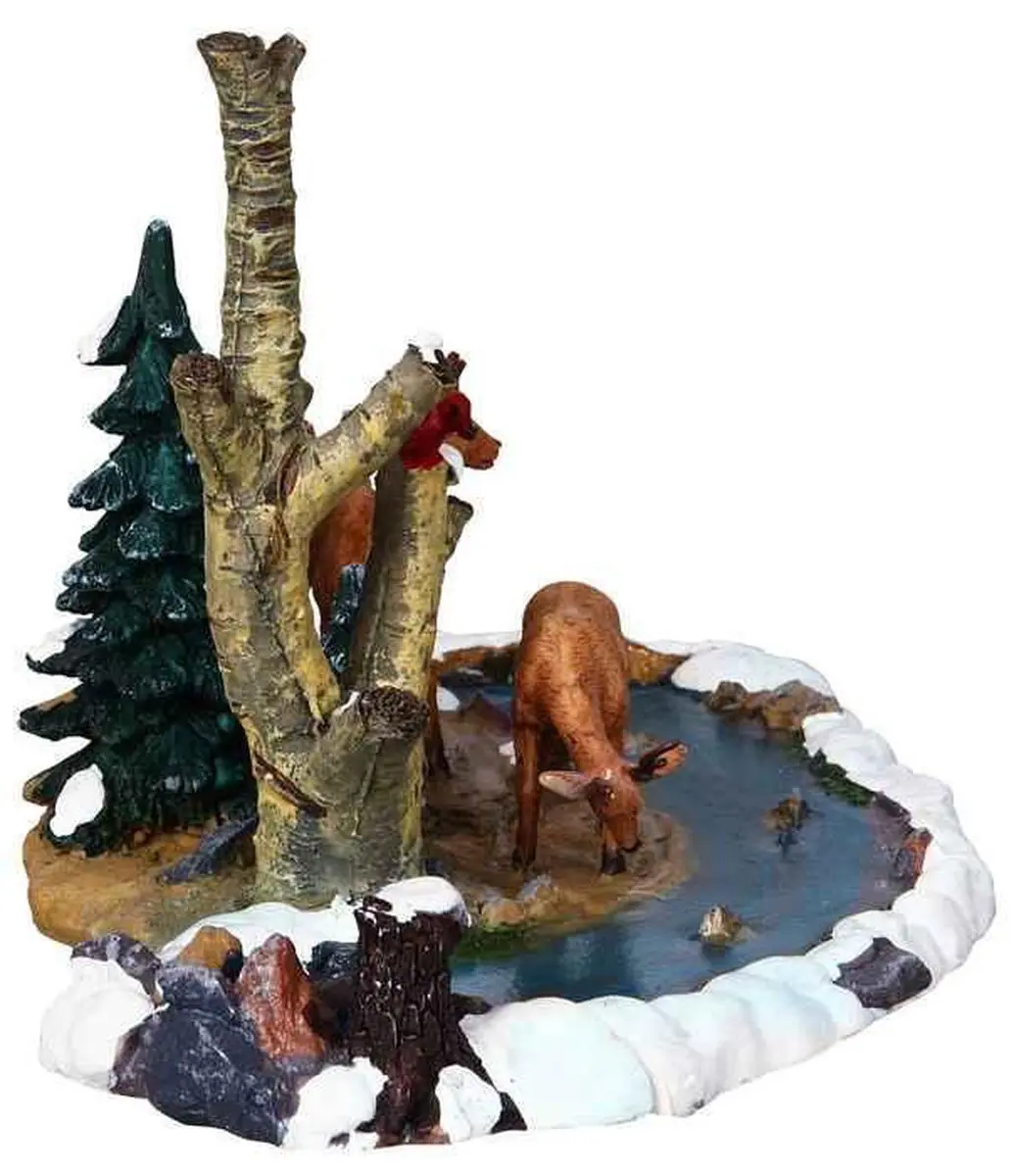 Lemax Feeding Deer Set - 3 Stuks - Bruin