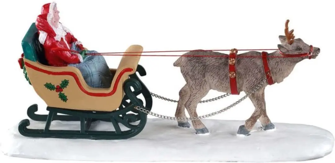 Lemax North Pole Sleigh Ride Figuur - Neutraal