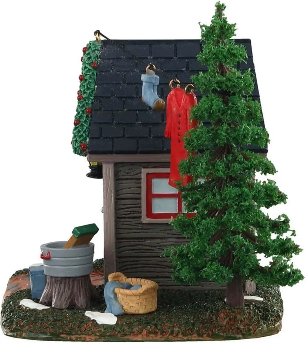 Lemax Rustic Washhouse Kersthuisje - Neutraal