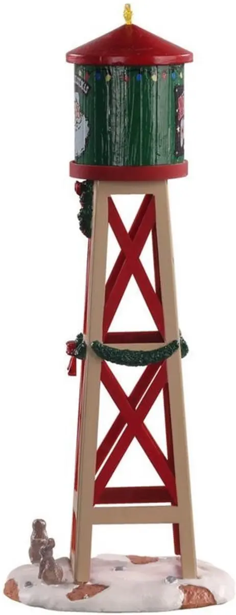 Lemax Rustic Water Tower Kersthuisje - Neutraal - afbeelding 6 van 6