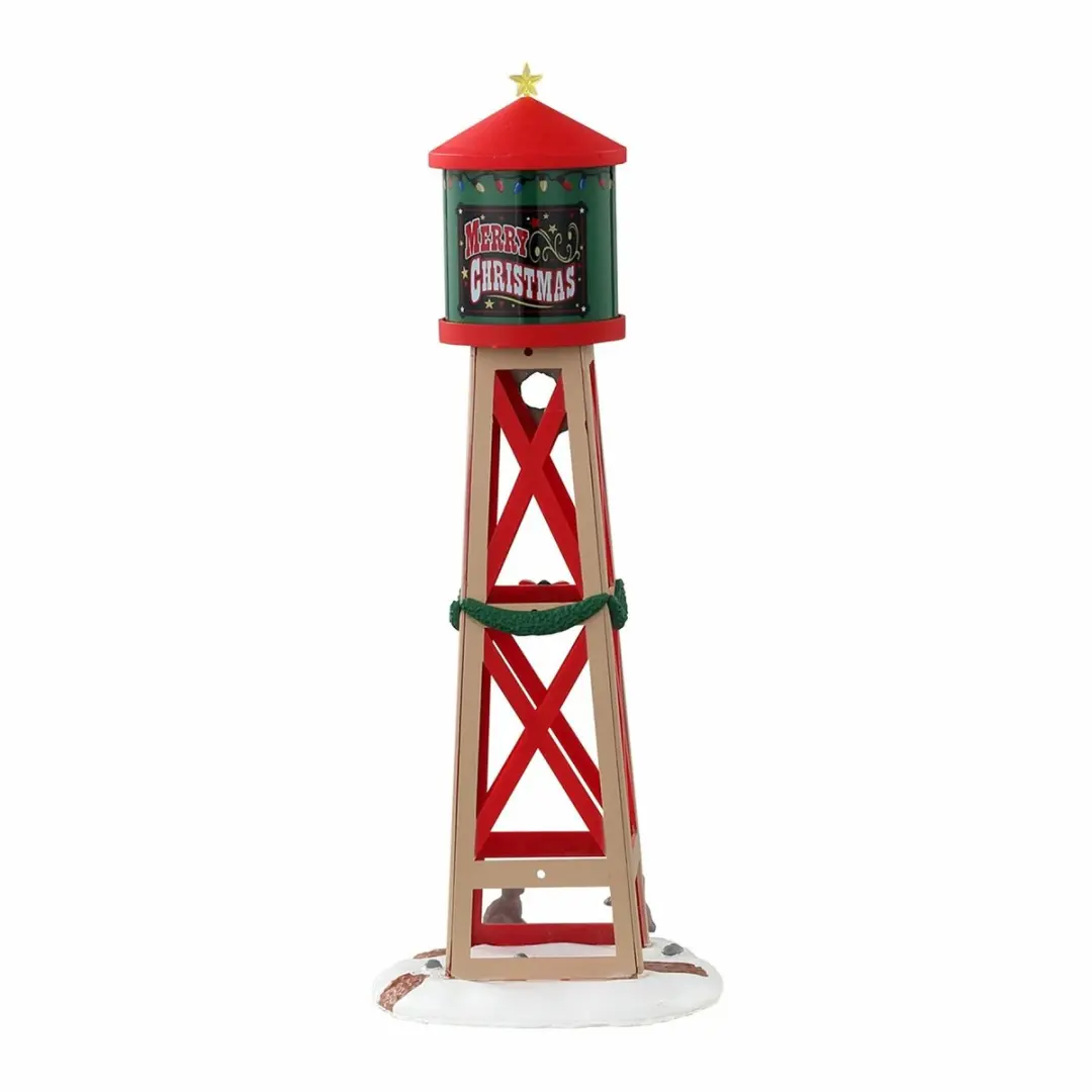 Lemax Rustic Water Tower Kersthuisje - Neutraal