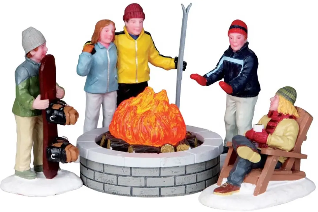 Lemax Fire Pit Verlicht Figuur