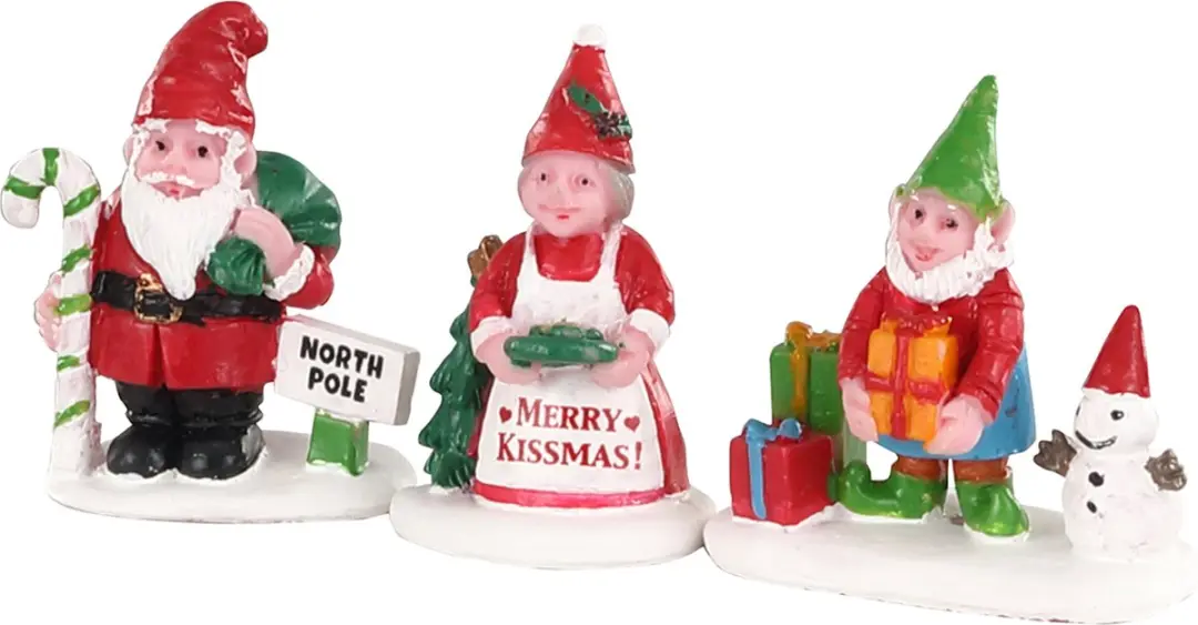 Lemax Christmas Garden Gnomes Set 3 Stuks