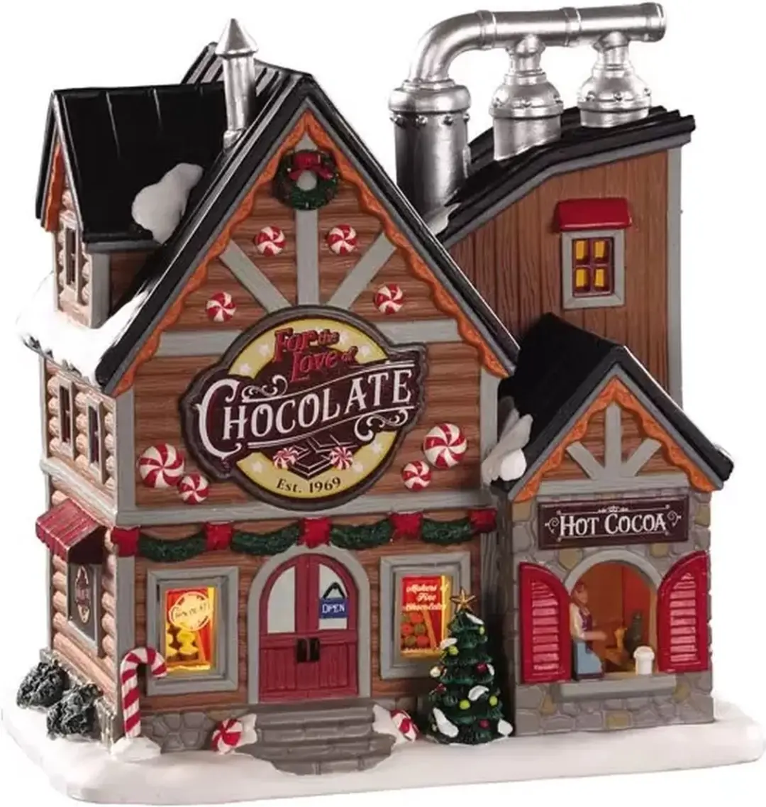 Lemax For The Love Of Chocolate Shop Kersthuisjes & Kerstdorpen - Neutral - afbeelding 6 van 6