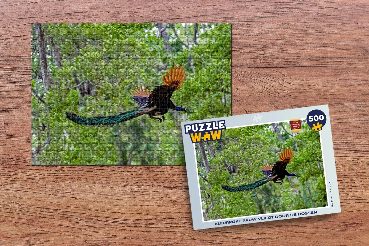 PuzzleWow Vliegen Bos Legpuzzel 500 Stuks