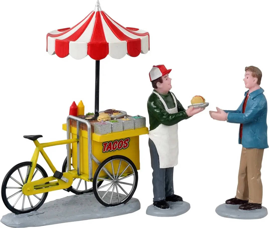 Lemax Taco Cart Kersthuisjes Set