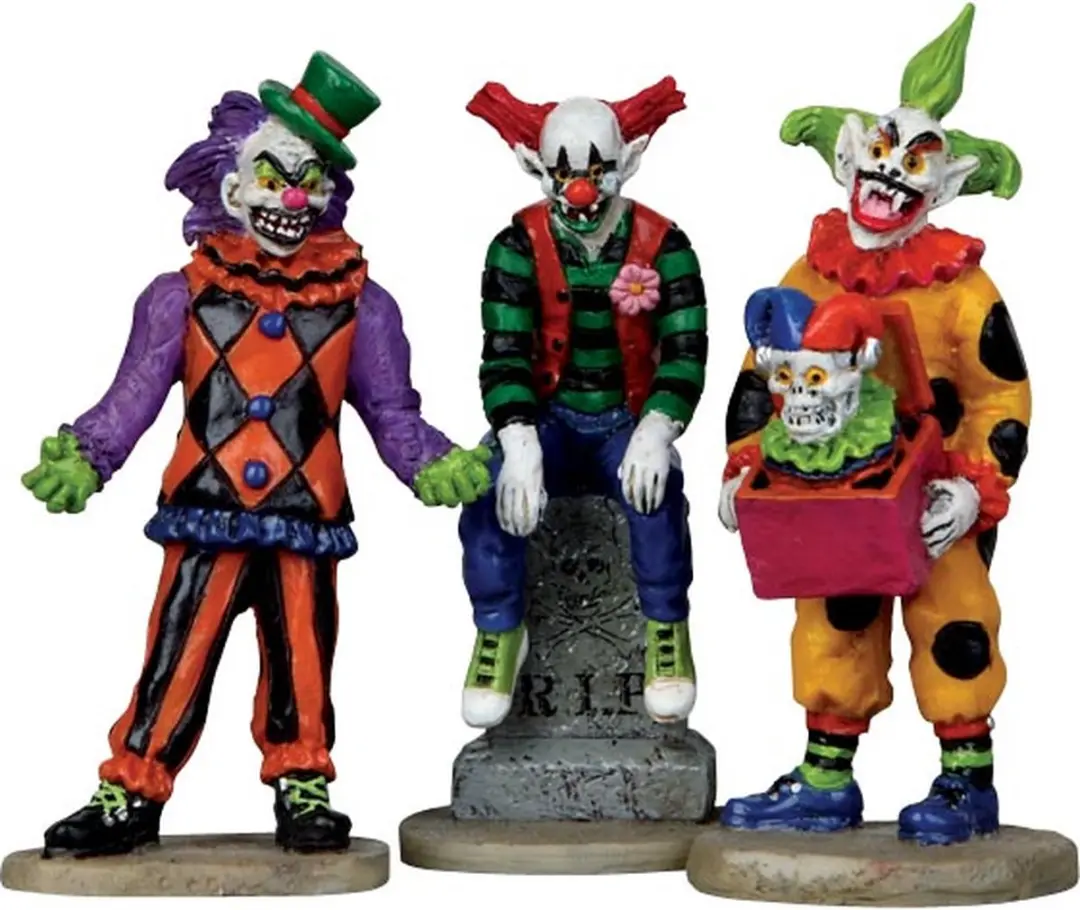 Lemax Evil Sinister Clowns
