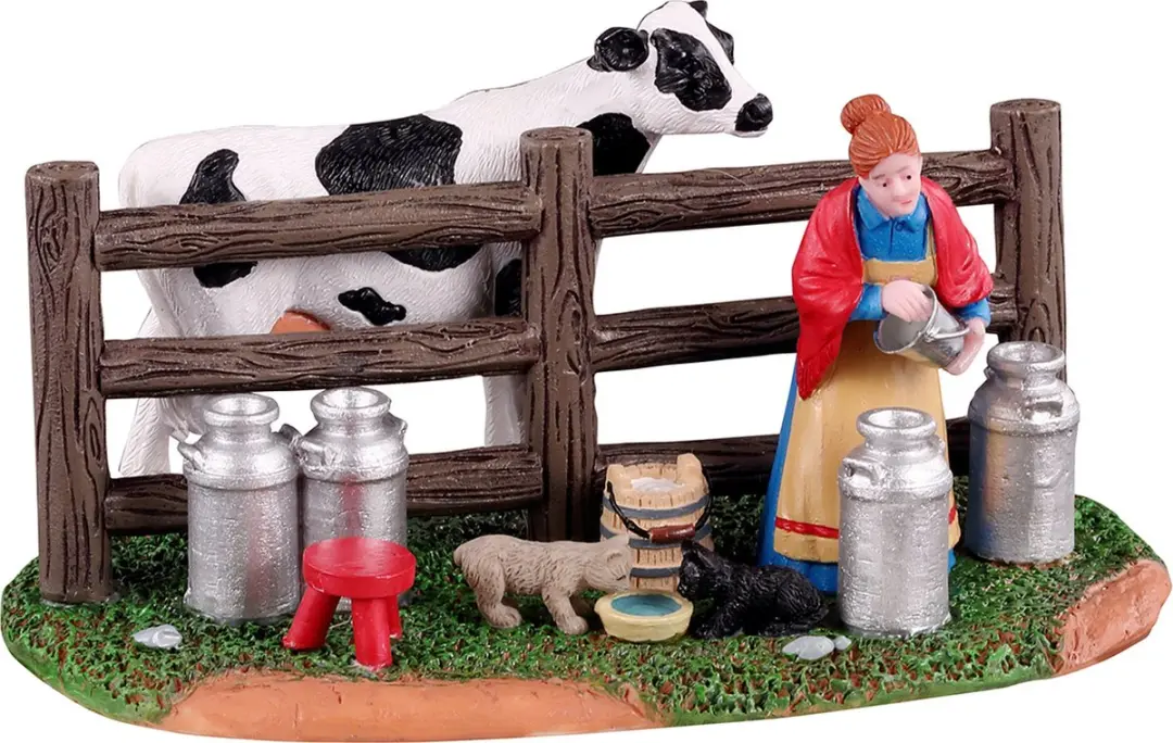 Lemax Victorian Dairy Farmer Kersthuisje