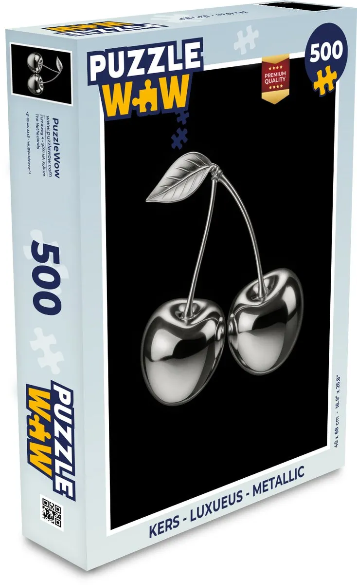 PuzzleWow Kers Legpuzzel 500 Stuks