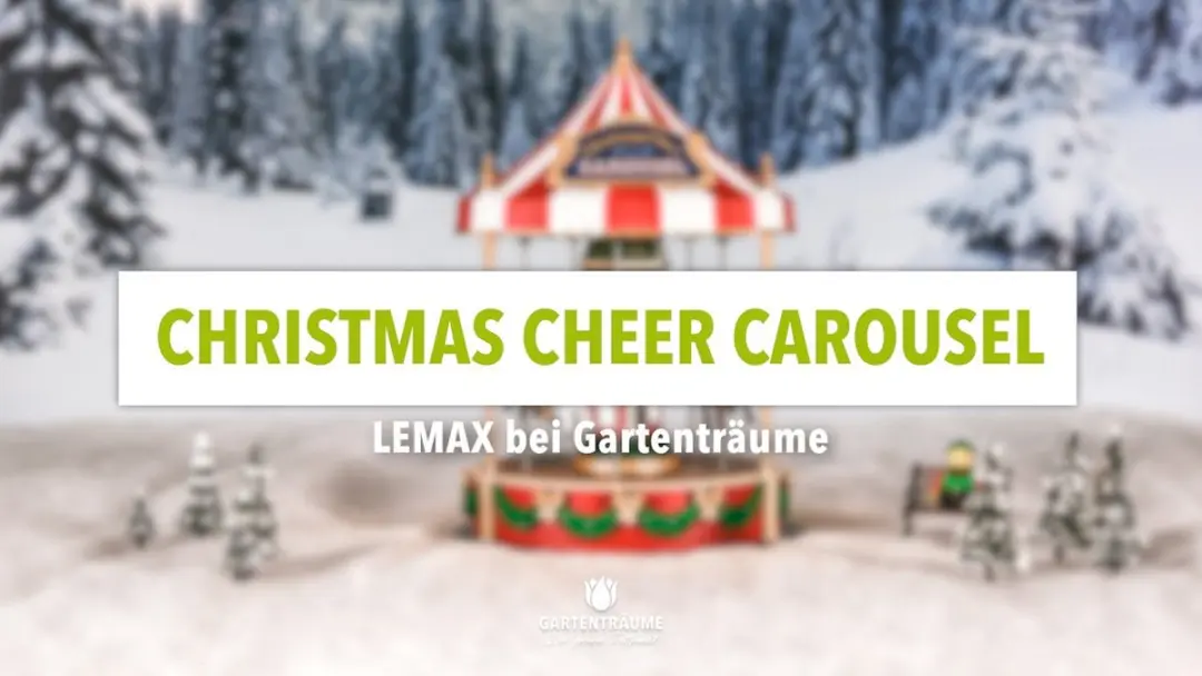 Lemax Christmas Cheer Carousel Verlichte Attractie - Neutral
