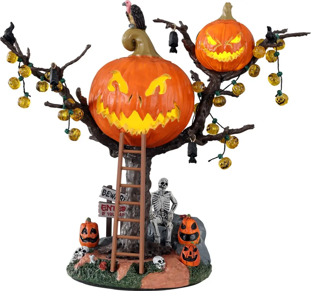 Lemax Pumpkin Tree House Kersthuisje