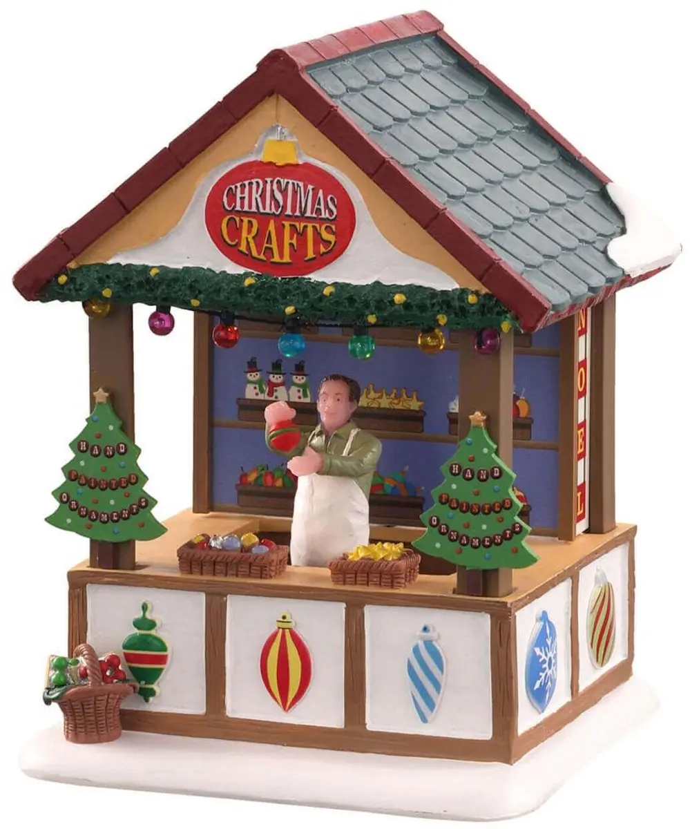 Lemax Hand Crafted Ornaments Kersthuisjes & Kerstdorpen - 3 Stuks - Multicolor