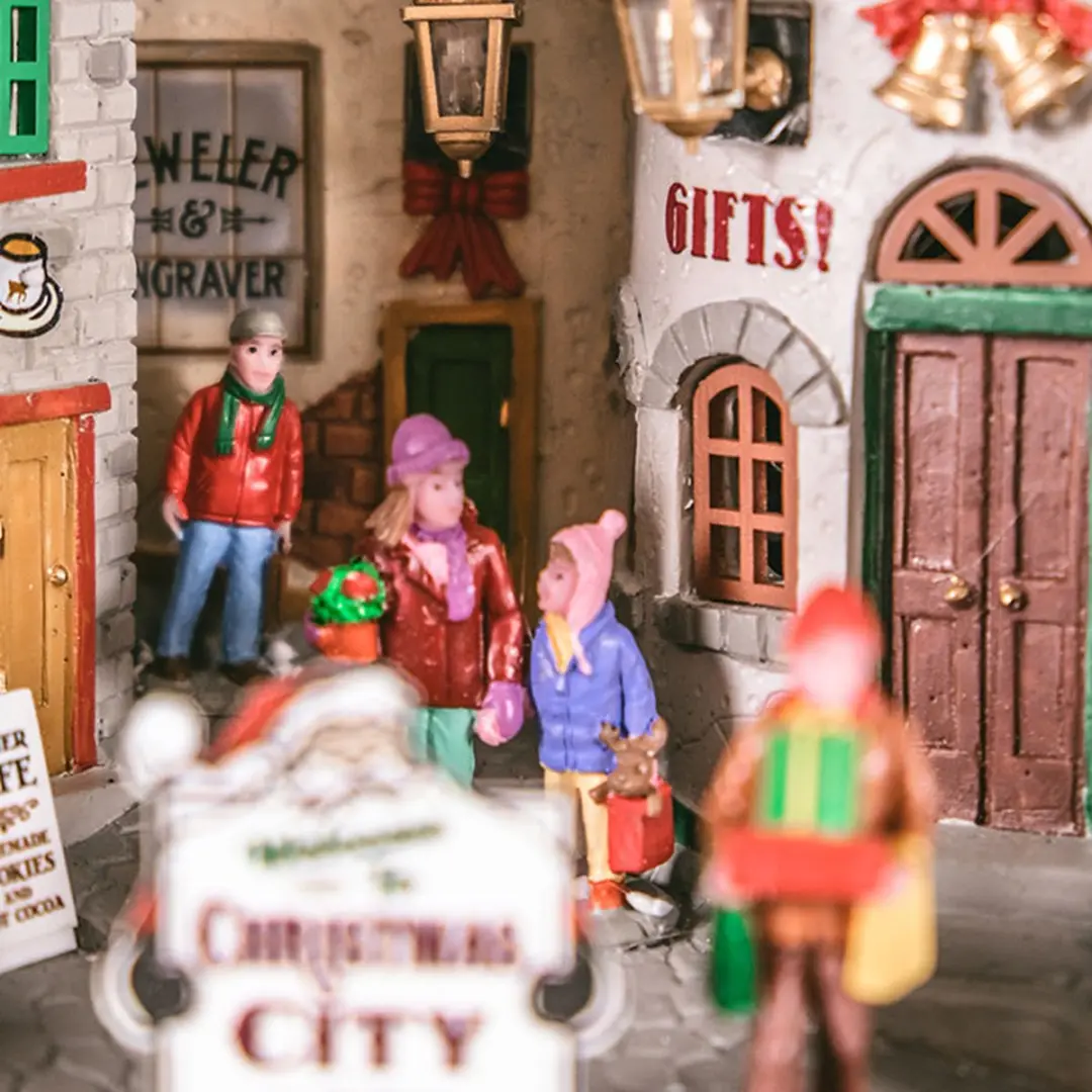 Lemax Christmas City Verlicht Gebouw - Meerkleurig