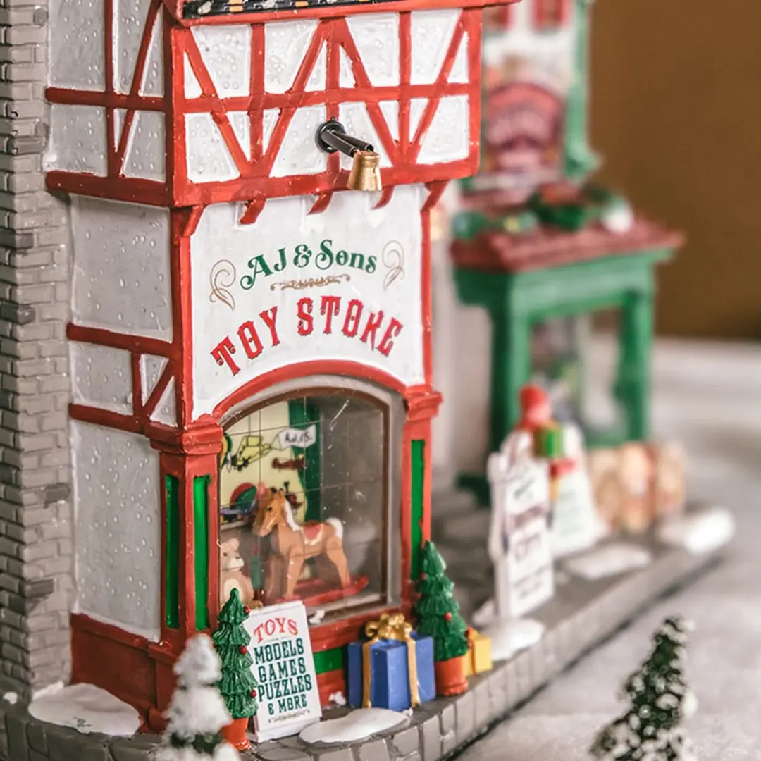 Lemax Christmas City Verlicht Gebouw - Meerkleurig - afbeelding 6 van 6