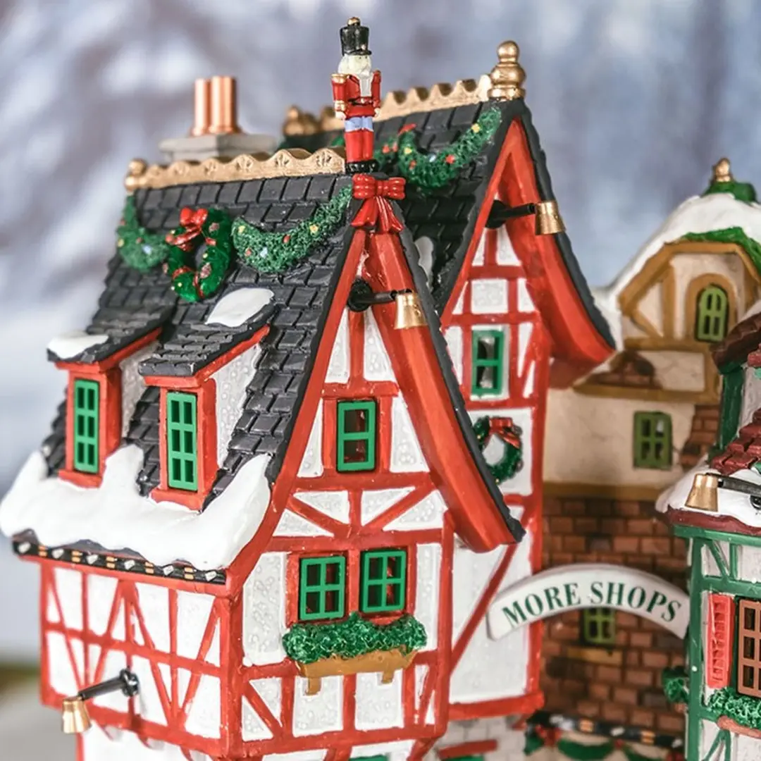 Lemax Christmas City Verlicht Gebouw - Meerkleurig