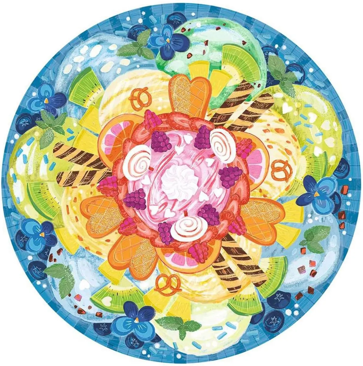 Ravensburger Ice Cream Legpuzzel 500 Stuks - Multicolor
