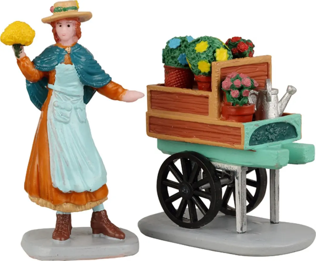 Lemax Merry's Garden Cart Kersthuisje