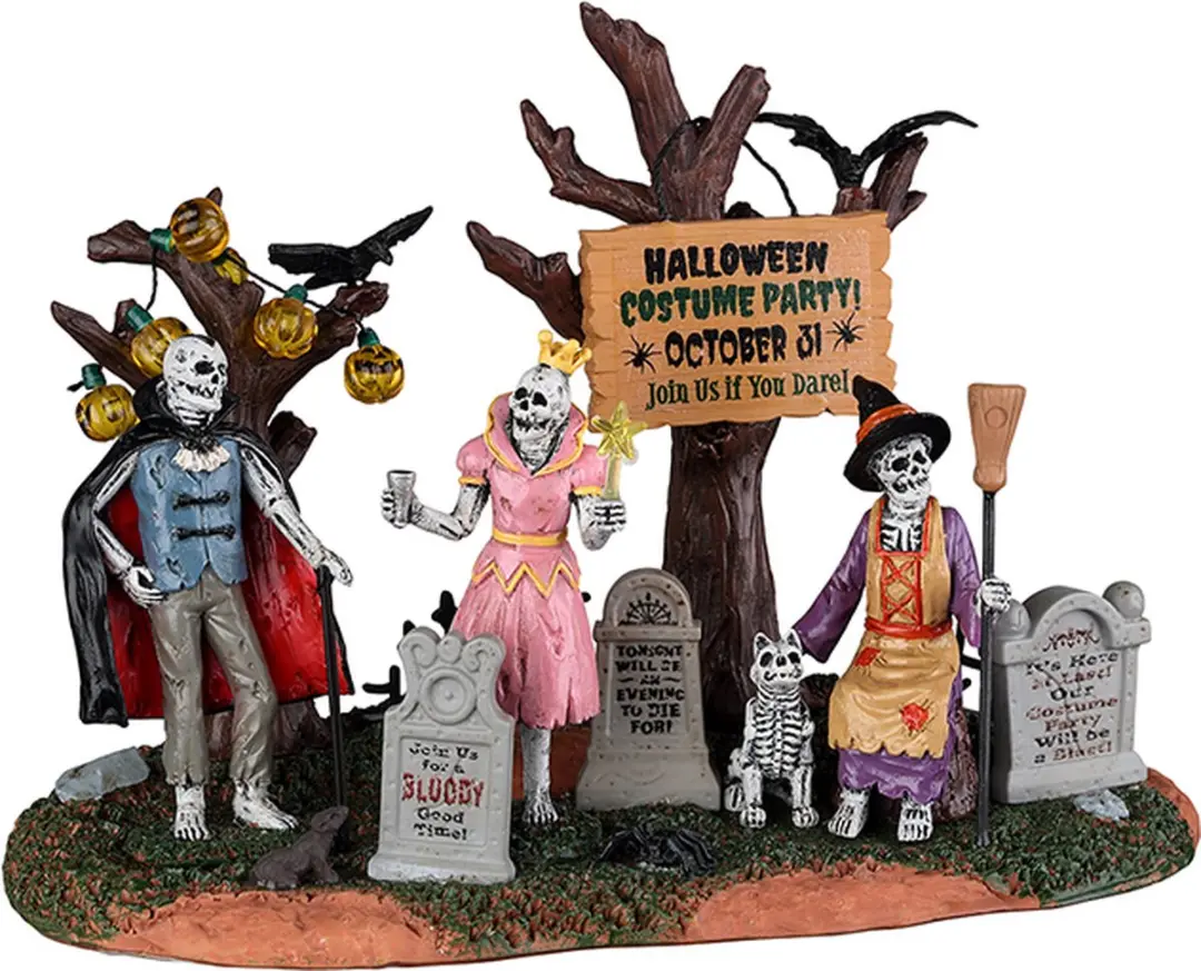 Lemax Kersthuisjes Graveyard Costume Party