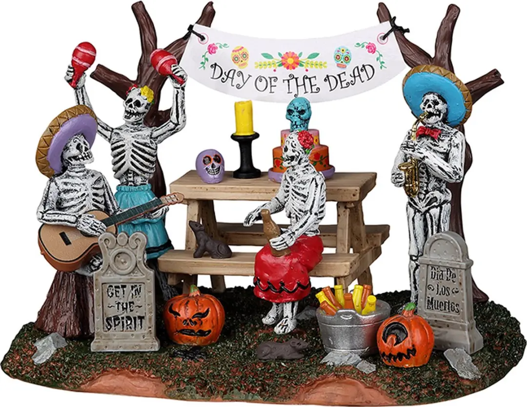 Lemax Day Of The Dead Party Kersthuisje - Mix - afbeelding 6 van 6
