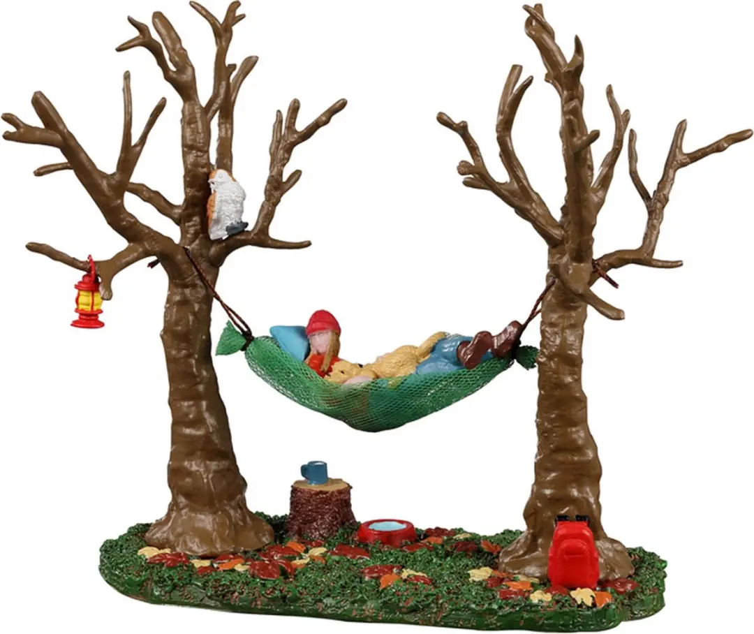 Lemax Camping Hammock Buddy Kersthuisjes Mix - afbeelding 6 van 6