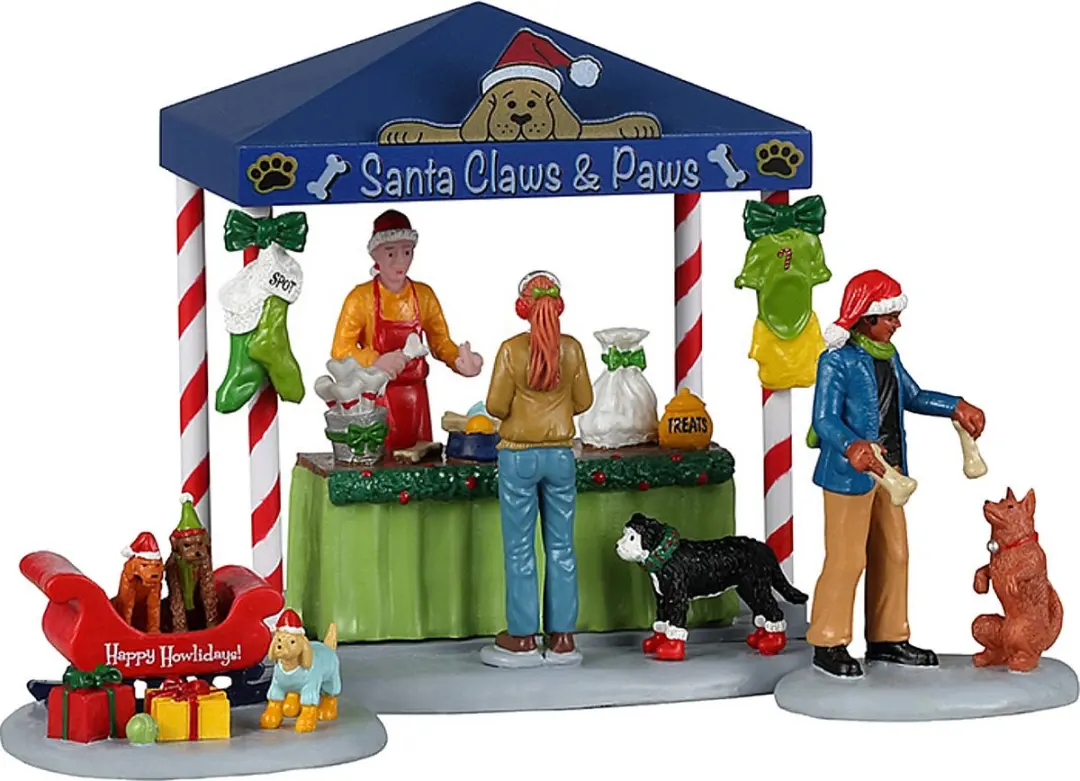 Lemax Santa Claws & Paws Set