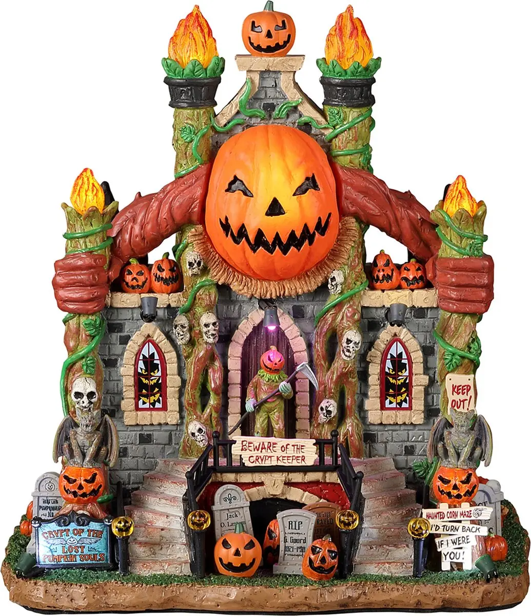 Lemax Crypt Of The Lost Pumpkin Souls Kersthuisje