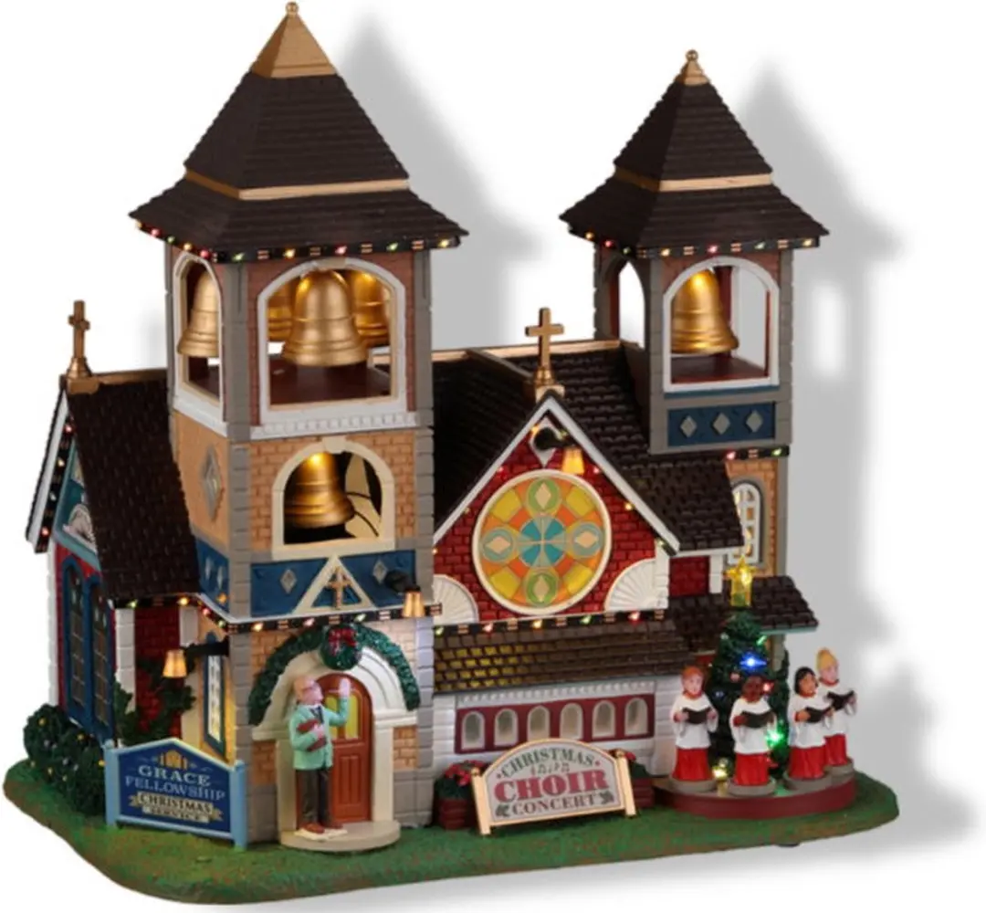 Lemax Christmas Chimes Verlichte Attractie - Meerkleurig