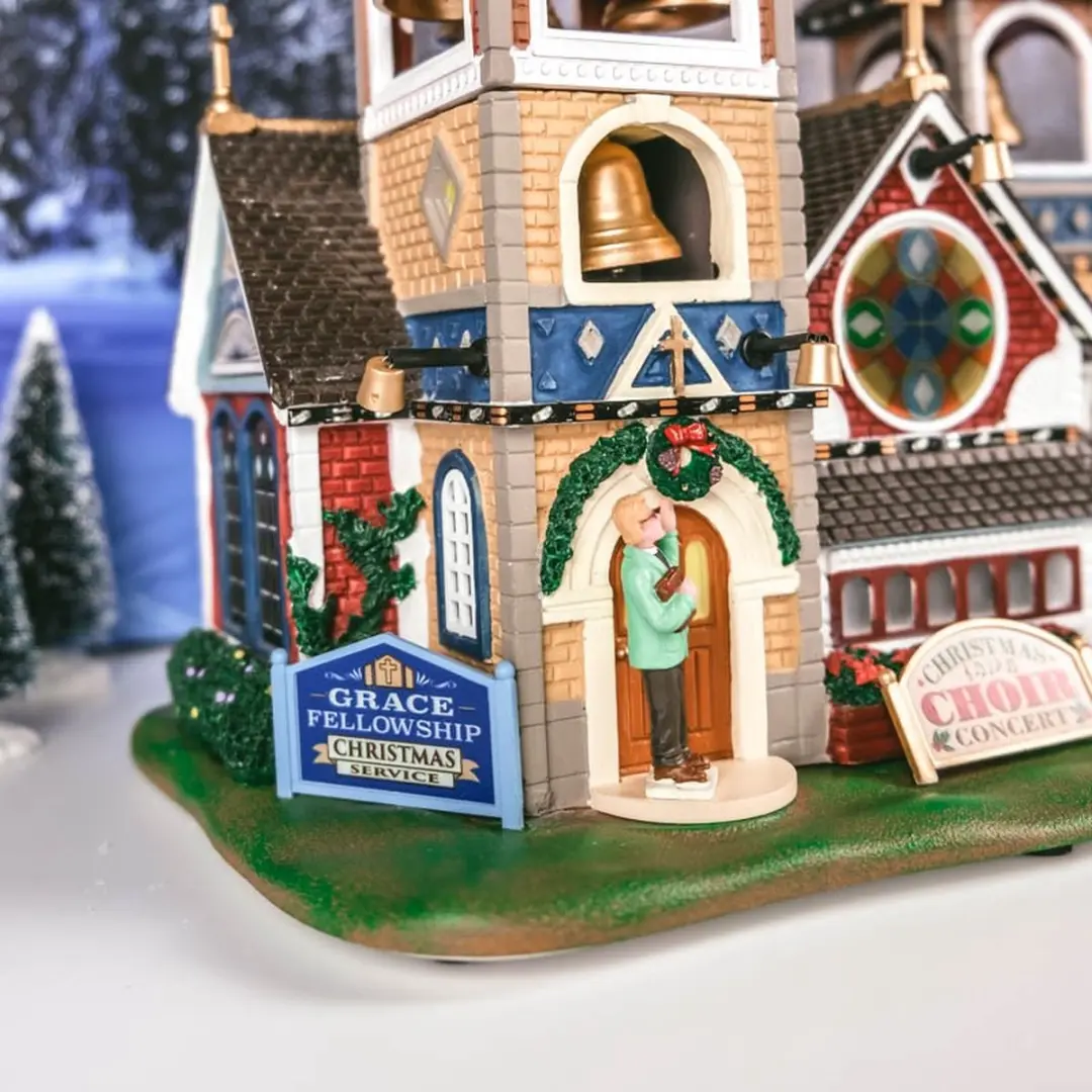 Lemax Christmas Chimes Verlichte Attractie - Meerkleurig
