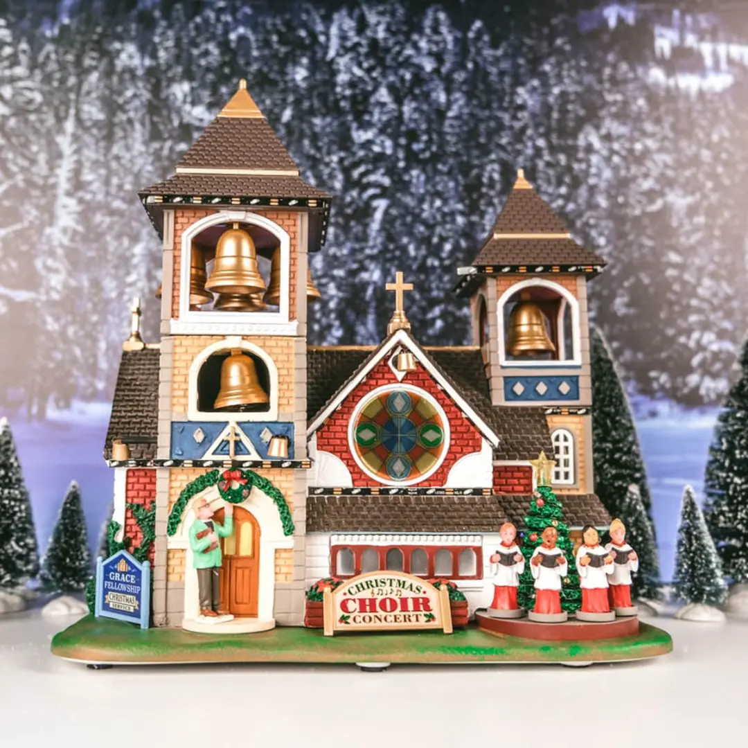 Lemax Christmas Chimes Verlichte Attractie - Meerkleurig