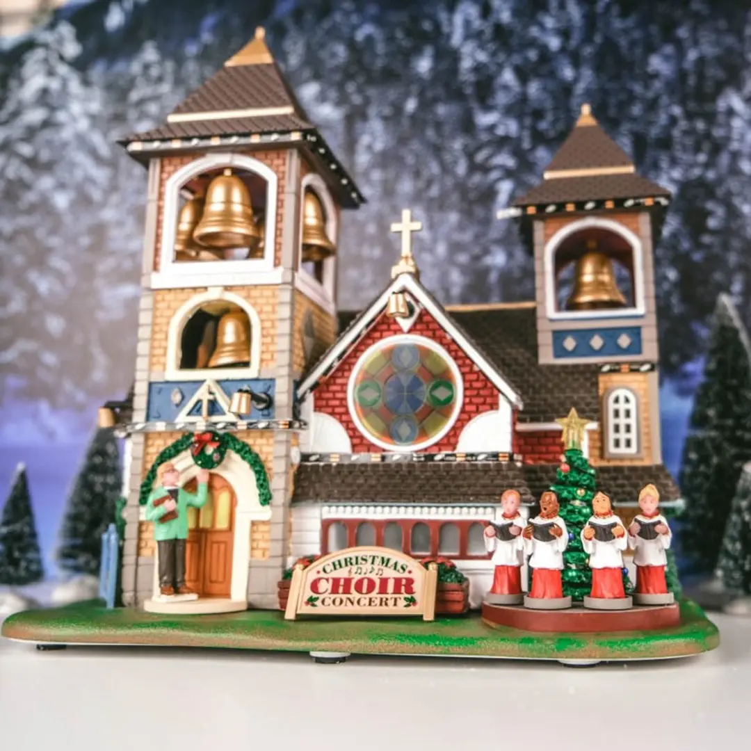 Lemax Christmas Chimes Verlichte Attractie - Meerkleurig